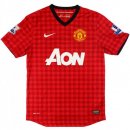 Maillot Manchester United Domicile Retro 2012 2013 Rouge