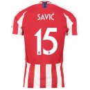 Thailande Maillot Atlético De Madrid NO.15 Savic 2019 2020 Rouge