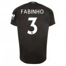 Maillot Liverpool NO.3 Fabinho Third 2019 2020 Noir