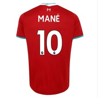 Maillot Liverpool NO.10 Mane Domicile 2020 2021 Rouge Maillot Liverpool NO.10 Mane Domicile 2020 2021 Rouge