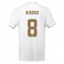 Maillot Real Madrid NO.8 Kroos Domicile 2019 2020 Blanc