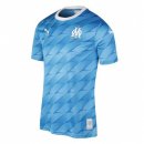 Thailande Maillot Marseille Exterieur 2019 2020 Bleu Clair