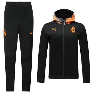 Survetement Marseille 2019 2020 Noir Orange Gris