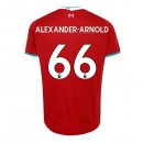 Maillot Liverpool NO.66 Arnold Domicile 2020 2021 Rouge