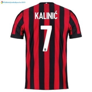 Maillot Milan Domicile Kalinic 2017 2018