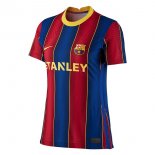 Maillot Barcelona Domicile Femme 2020 2021 Bleu Rouge