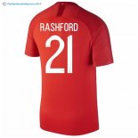 Maillot Angleterre Exterieur Rashford 2018 Rouge