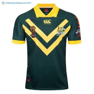 Maillot Rugby Australie RLWC Domicile 2017 2018 Vert Maillot Rugby Australie RLWC Domicile 2017 2018 Vert