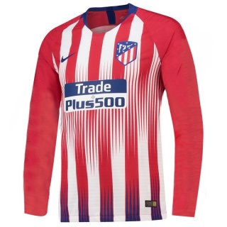 Maillot Atlético De Madrid Domicile ML 2018 2019 Rouge Maillot Atlético De Madrid Domicile ML 2018 2019 Rouge