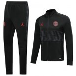 JORDAN Survetement Paris Saint Germain 2019 2020 Noir Rouge