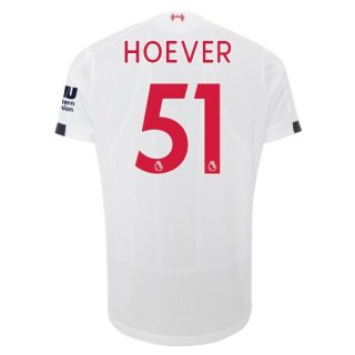 Maillot Liverpool NO.51 Hoever Exterieur 2019 2020 Blanc Maillot Liverpool NO.51 Hoever Exterieur 2019 2020 Blanc