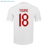 Maillot Angleterre Domicile Young 2018 Blanc