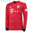 Maillot Bayern Munich Domicile ML 2018 2019 Rouge