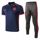 Polo Ensemble Complet Bayern Munich 2019 2020 Bleu Gris