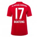 Maillot Bayern Munich NO.17 Boateng Domicile 2019 2020 Rouge