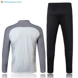 Survetement Paris Saint Germain 2017 2018 Gris Noir