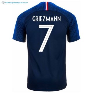 Maillot France Domicile Griezmann 2018 Bleu