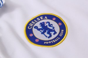 Polo Ensemble Complet Chelsea 2019 2020 Blanc Bleu