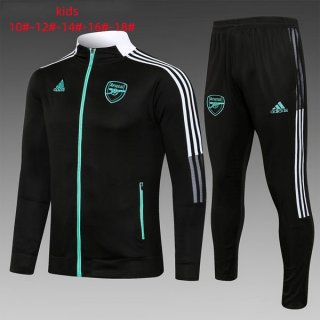 Enfant Survetement Arsenal 2023 Noir Vert Enfant Survetement Arsenal 2023 Noir Vert