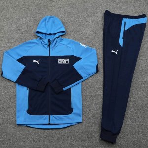 Sweat Shirt Capuche Marseille 2021 2022 Bleu