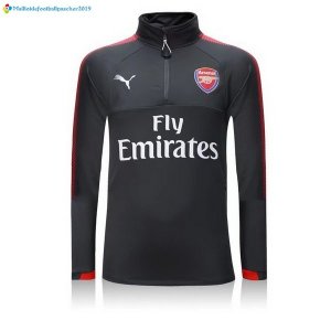 Survetement Arsenal 2017 2018 Gris Rouge