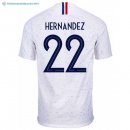 Maillot France Exterieur Hernandez 2018 Blanc