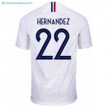 Maillot France Exterieur Hernandez 2018 Blanc