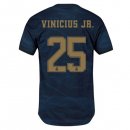 Maillot Real Madrid NO.25 Vinicius JR. Exterieur 2019 2020 Bleu