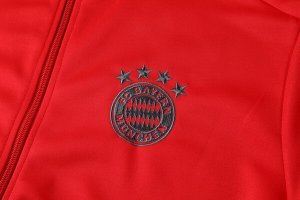 Survetement Bayern Munich 2018 2019 Rouge Gris Clair