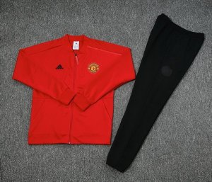 Survetement Manchester United 2018 2019 Rouge Noir