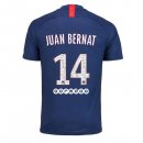 Maillot Paris Saint Germain NO.14 Juan Bernat Domicile 2019 2020 Bleu