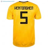 Maillot Belgica Exterieur Vertonghen 2018 Jaune