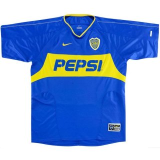 Maillot Boca Juniors Domicile Retro 2003 2004 Bleu