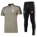 Polo Juventus Ensemble Complet 2018 2019 Marron Noir