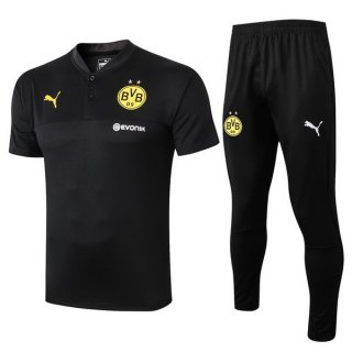 Polo Borussia Dortmund Ensemble Complet 2019 2020 Noir Jaune