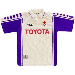 Thailande Maillot Fiorentina FILA Exterieur Retro 1999 2000 Blanc