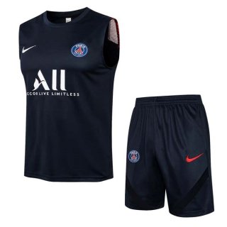 Maillot Paris Saint Germain Sans Manches Ensemble Complet 2022 Noir Maillot Paris Saint Germain Sans Manches Ensemble Complet 2022 Noir