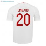 Maillot Angleterre Domicile Lingard 2018 Blanc