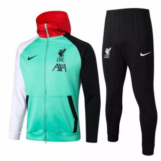 Sweat Shirt Capuche Liverpool 2020 2021 Vert Noir Sweat Shirt Capuche Liverpool 2020 2021 Vert Noir