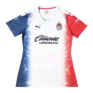 Maillot Guadalajara Exterieur Femme 2020 2021 Blanc