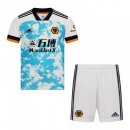 Maillot Wolves Exterieur Enfant 2020 2021 Blanc