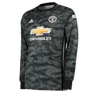 Maillot Manchester United ML Gardien 2019 2020 Gris