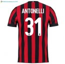 Maillot Milan Domicile Antonelli 2017 2018