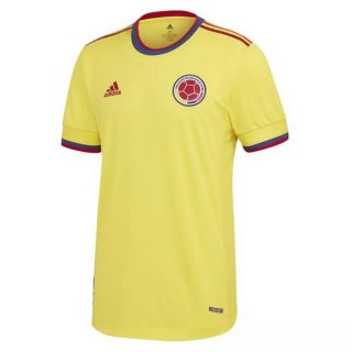 Thailande Maillot Columbia Domicile 2021 Jaune