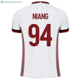 Maillot Milan Exterieur Niang 2017 2018 Maillot Milan Exterieur Niang 2017 2018