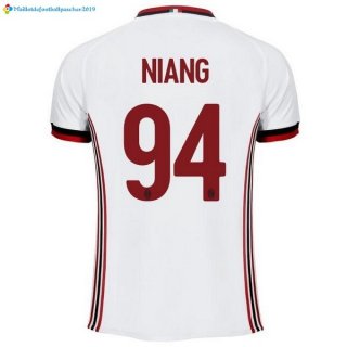 Maillot Milan Exterieur Niang 2017 2018