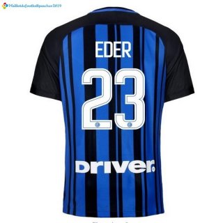 Maillot Inter Domicile Eder 2017 2018 Maillot Inter Domicile Eder 2017 2018