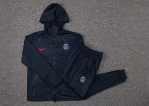 Sweat Shirt Capuche Paris Saint Germain 2021 2022 Bleu Marine