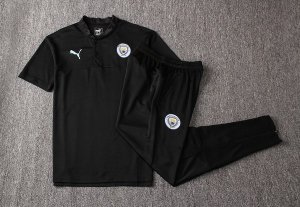 Polo Manchester City Ensemble Complet 2019 2020 Noir