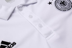 Polo Allemagne Ensemble Complet 2018 Gris Blanc